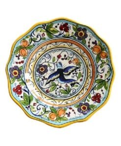 Habbs Bohemia Hand Painted Salad Plates