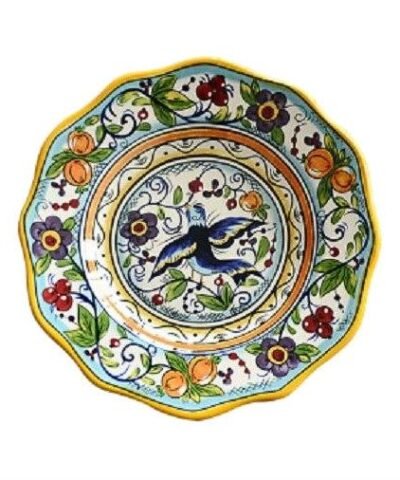 Habbs Bohemia Hand Painted Salad Plates