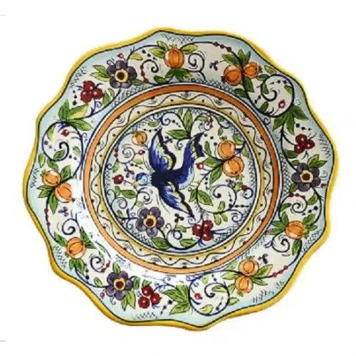 Habbs Bohemia Hand Painted Salad Plates