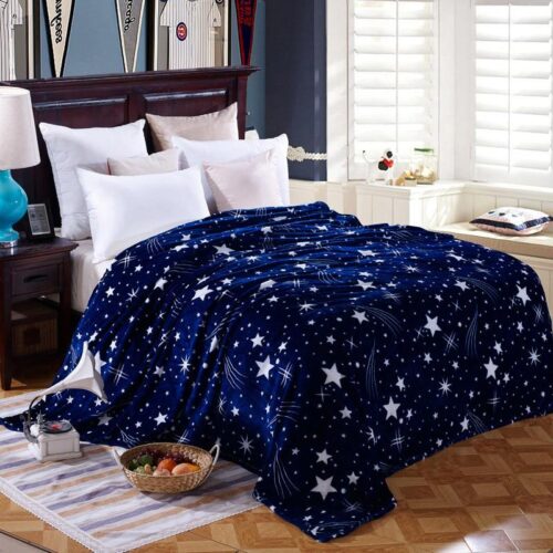 Bright Stars Density Super Soft Flannel Blanket