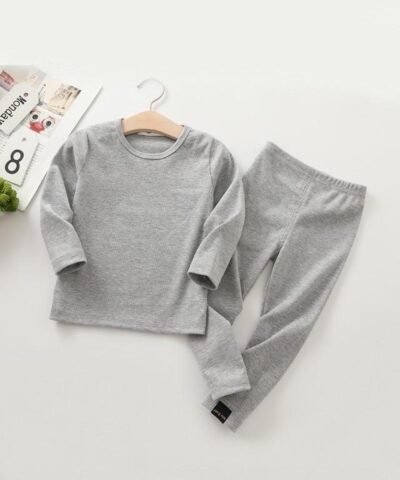 Mole & Otter Unisex Cotton Pajama Set - Little Kid, Big Kid