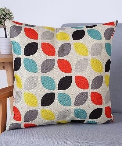 Geometric Cushion Cover Decorative Throw Pillows, 18