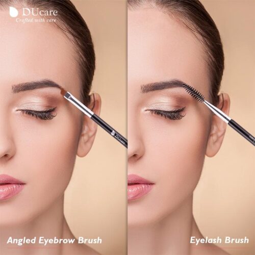 Makeup Eyebrow Brush+Eyebrow Comb Spoolie Brush