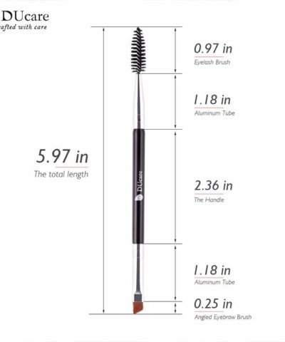 Makeup Eyebrow Brush+Eyebrow Comb Spoolie Brush