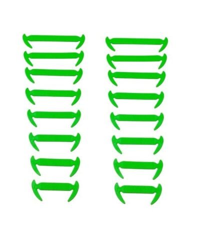 Fashionable 10 Color Lot Elastic Silicone Shoelaces For Men and Women Lacing Shoes