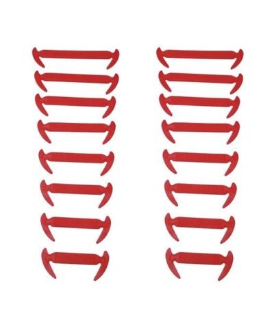 Fashionable 10 Color Lot Elastic Silicone Shoelaces For Men and Women Lacing Shoes