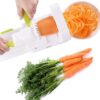 Folding 5 Blade Spaghetti Vegetable Spiral Slicer Carrot Zucchini Noodler Maker