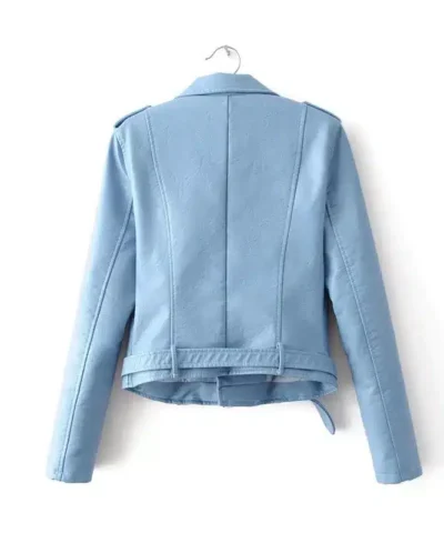 Women's Leather Moto Jacket