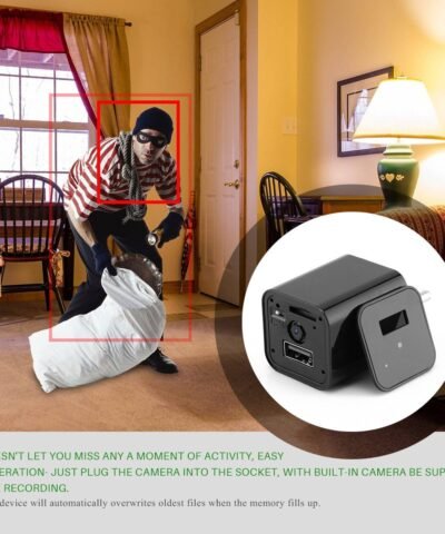 HD 1080P Hidden Camera USB Wall Charger
