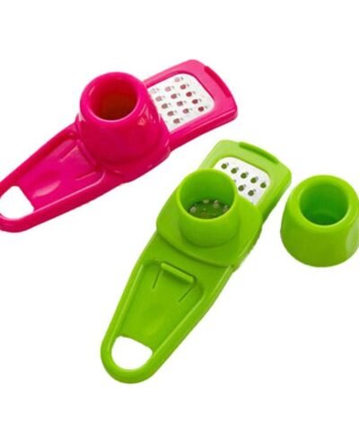 Multi Functional Ginger Garlic Grinding Grater Planer Slicer Cutter Cooking Tool (Random Color)