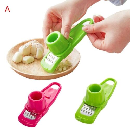 Multi Functional Ginger Garlic Grinding Grater Planer Slicer Cutter Cooking Tool (Random Color)