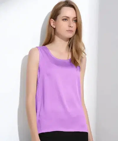 Women's Summer Vest Silk Tops