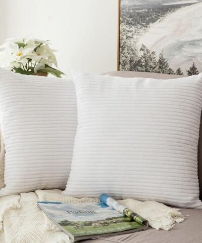 Nordic Super-Soft Decor Striped Velvet Corduroy Decorative Pillows