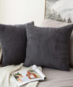 Nordic Super-Soft Decor Striped Velvet Corduroy Decorative Pillows