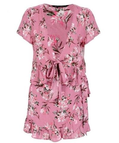 Women's Floral-Print Romper