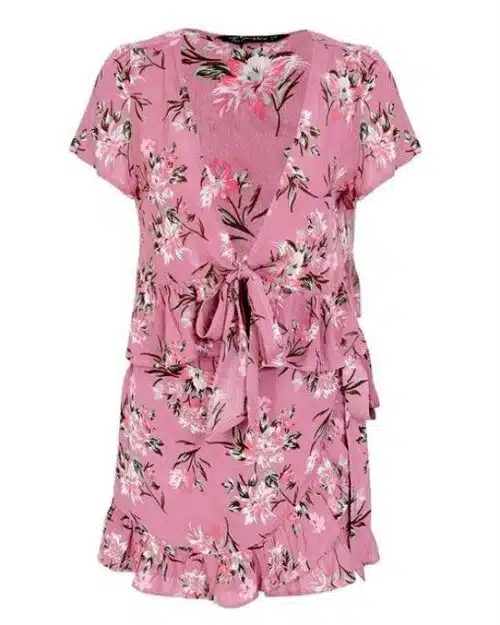 Women's Floral-Print Romper