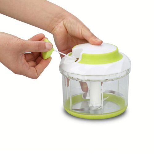 Manual Mincer Food Storage Container Kitchen Portable Onion Nut Chopper