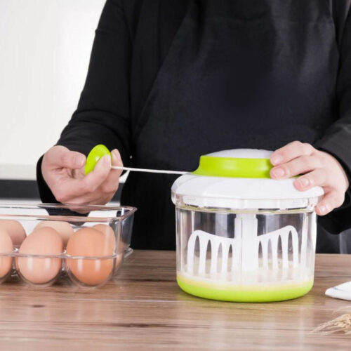 Manual Mincer Food Storage Container Kitchen Portable Onion Nut Chopper