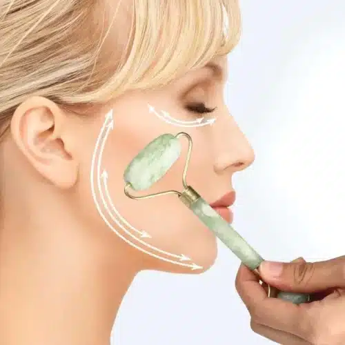 Maange Natural Jade Roller Face Thin Massage Tool
