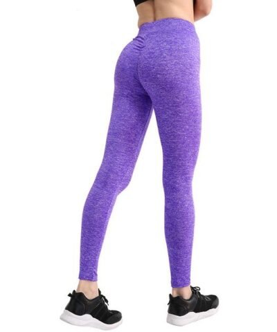 Women's V-Waist Stripe Down Space-Dye Leggings