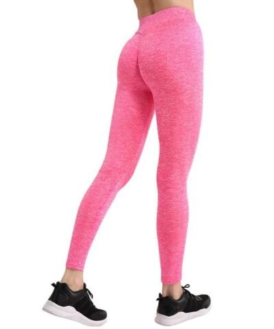 Women's V-Waist Stripe Down Space-Dye Leggings