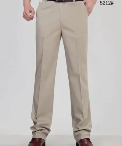 Men's Classic Fit Stretch Cotton Dress Pants