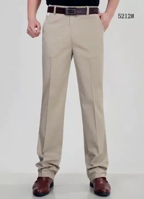 Men's Classic Fit Stretch Cotton Dress Pants