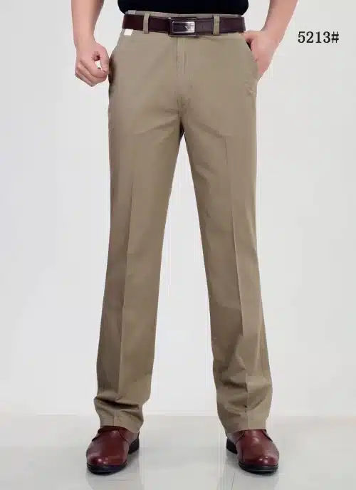 Men's Classic Fit Stretch Cotton Dress Pants