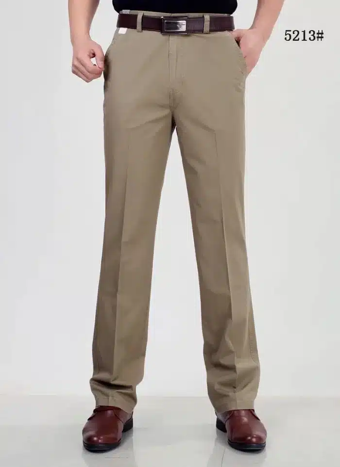 Men's Classic Fit Stretch Cotton Dress Pants