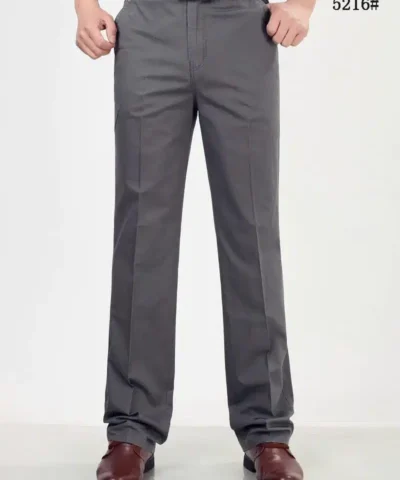 Men's Classic Fit Stretch Cotton Dress Pants