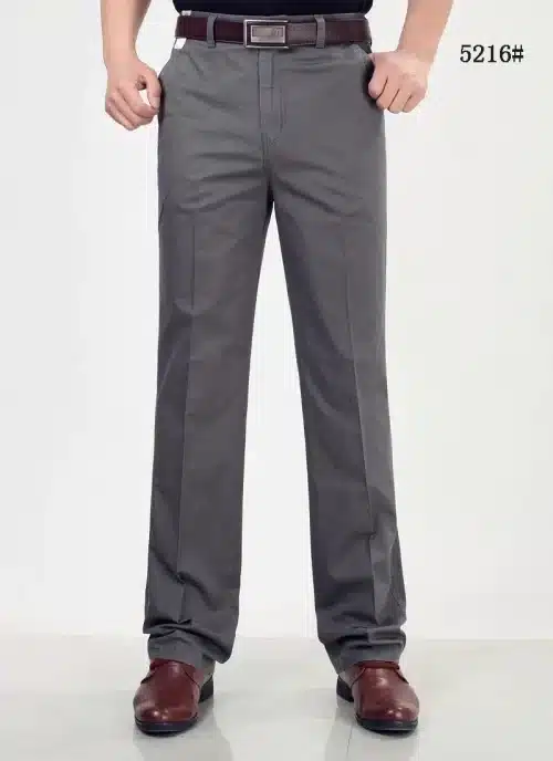 Men's Classic Fit Stretch Cotton Dress Pants