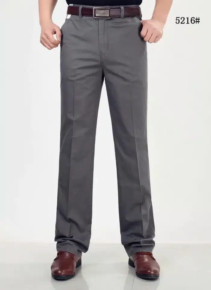 Men's Classic Fit Stretch Cotton Dress Pants