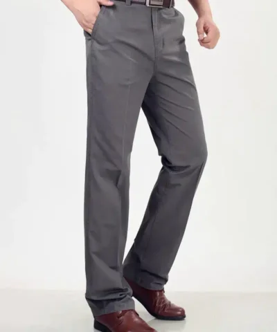 Men's Classic Fit Stretch Cotton Dress Pants