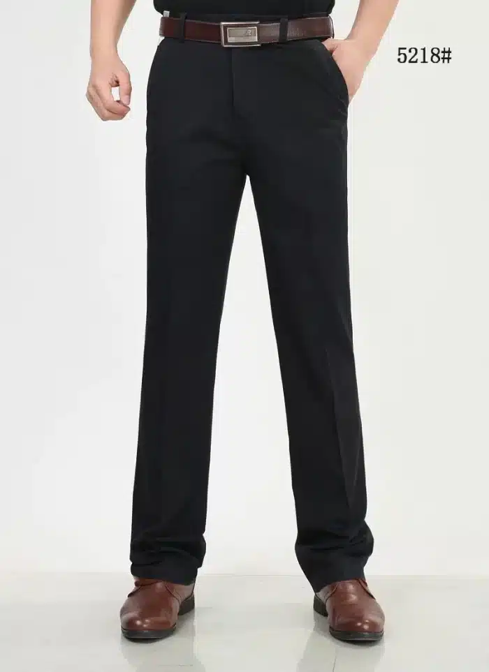 Men's Classic Fit Stretch Cotton Dress Pants