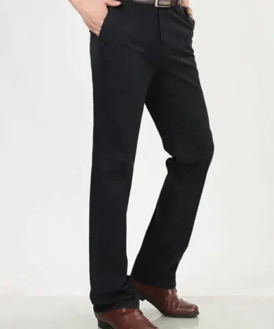 Men's Classic Fit Stretch Cotton Dress Pants