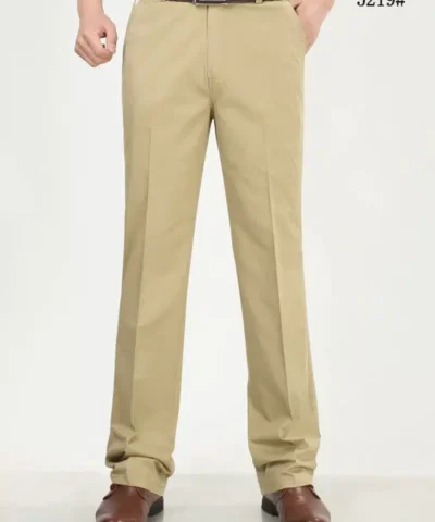 Men's Classic Fit Stretch Cotton Dress Pants