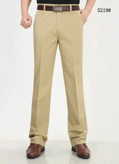 Men's Classic Fit Stretch Cotton Dress Pants