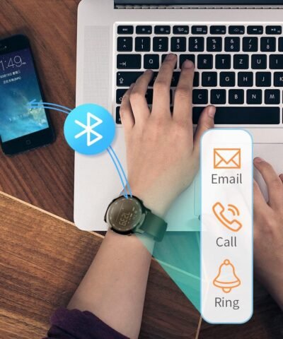 Men's Bluetooth Wearable Devices Smart Watch For Ios Android Phone