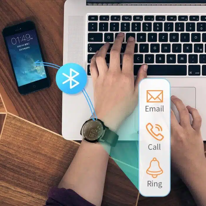 Men's Bluetooth Wearable Devices Smart Watch For Ios Android Phone