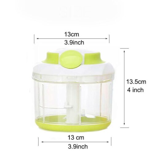 Manual Mincer Food Storage Container Kitchen Portable Onion Nut Chopper