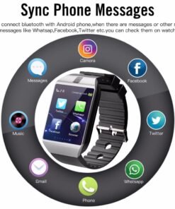 Bluetooth Smartwatch DZ09 For iPhone Samsung Huawei VS Y1 Q18