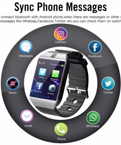 Bluetooth Smartwatch DZ09 For iPhone Samsung Huawei VS Y1 Q18