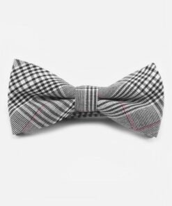 Men's 100% Cotton Designer Plaid Bow Tie