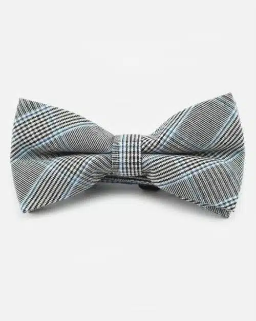 Men's 100% Cotton Designer Plaid Bow Tie