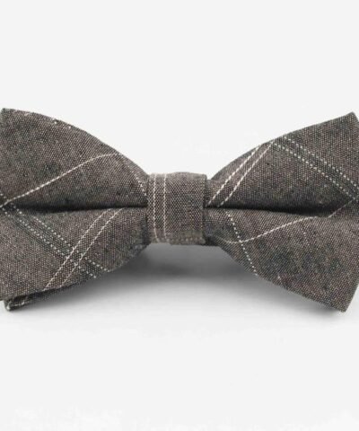 Men's 100% Cotton Designer Skinny Striped Bow Tie