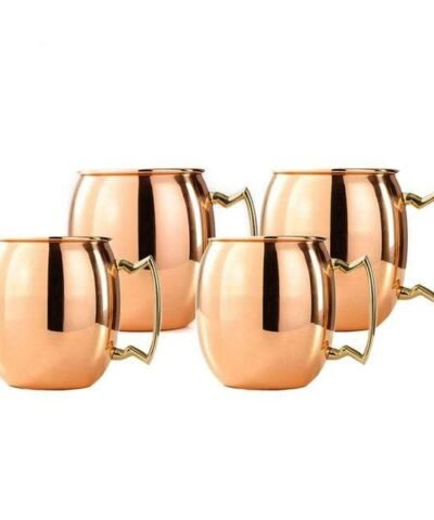 Moscow Beer Mug 4 PCS set 550ml Smooth Barrel