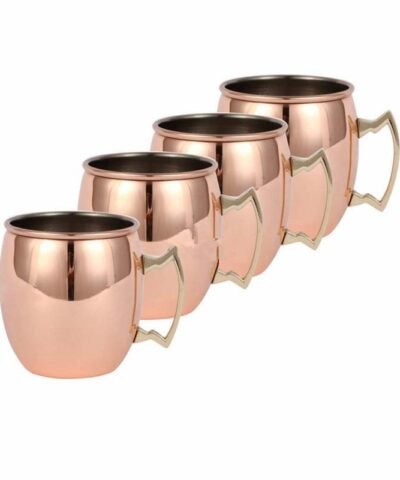 Moscow Beer Mug 4 PCS set 550ml Smooth Barrel