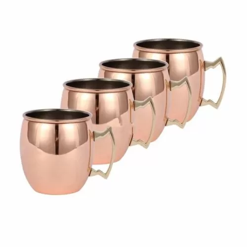 Moscow Beer Mug 4 PCS set 550ml Smooth Barrel