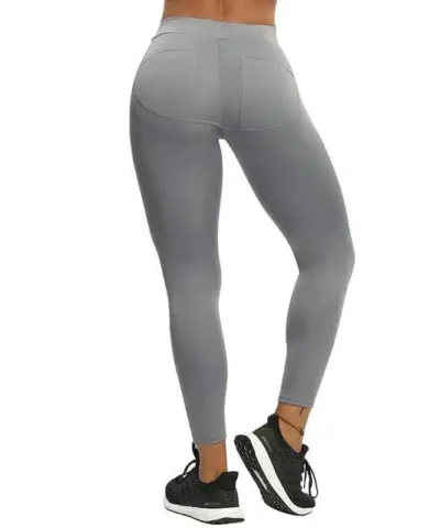 Women's Push Up Polyester V-Waist Leggings