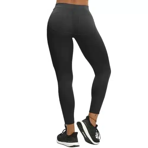 Women's Push Up Polyester V-Waist Leggings